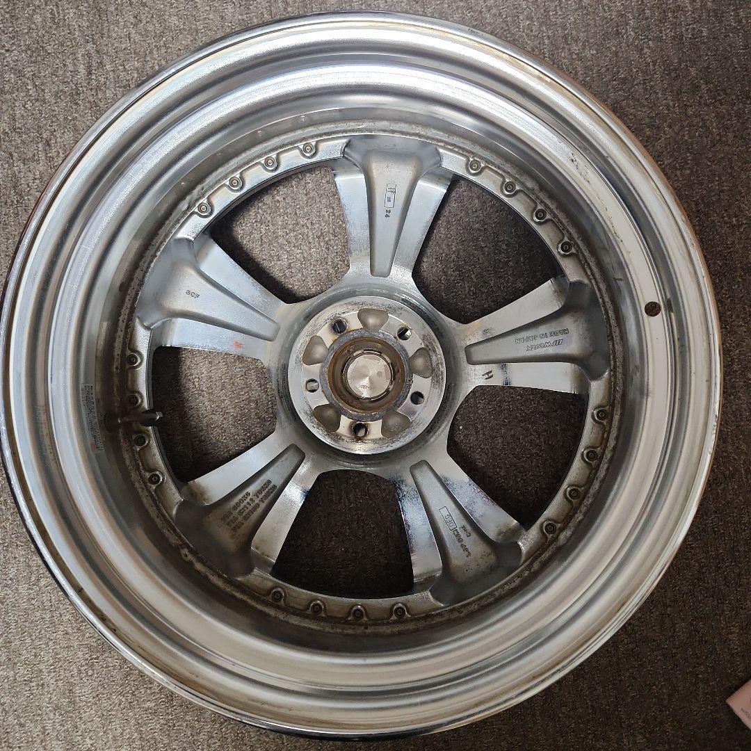 ワークLSジュビリー20x8.5 JJ+35スーパークローム1本