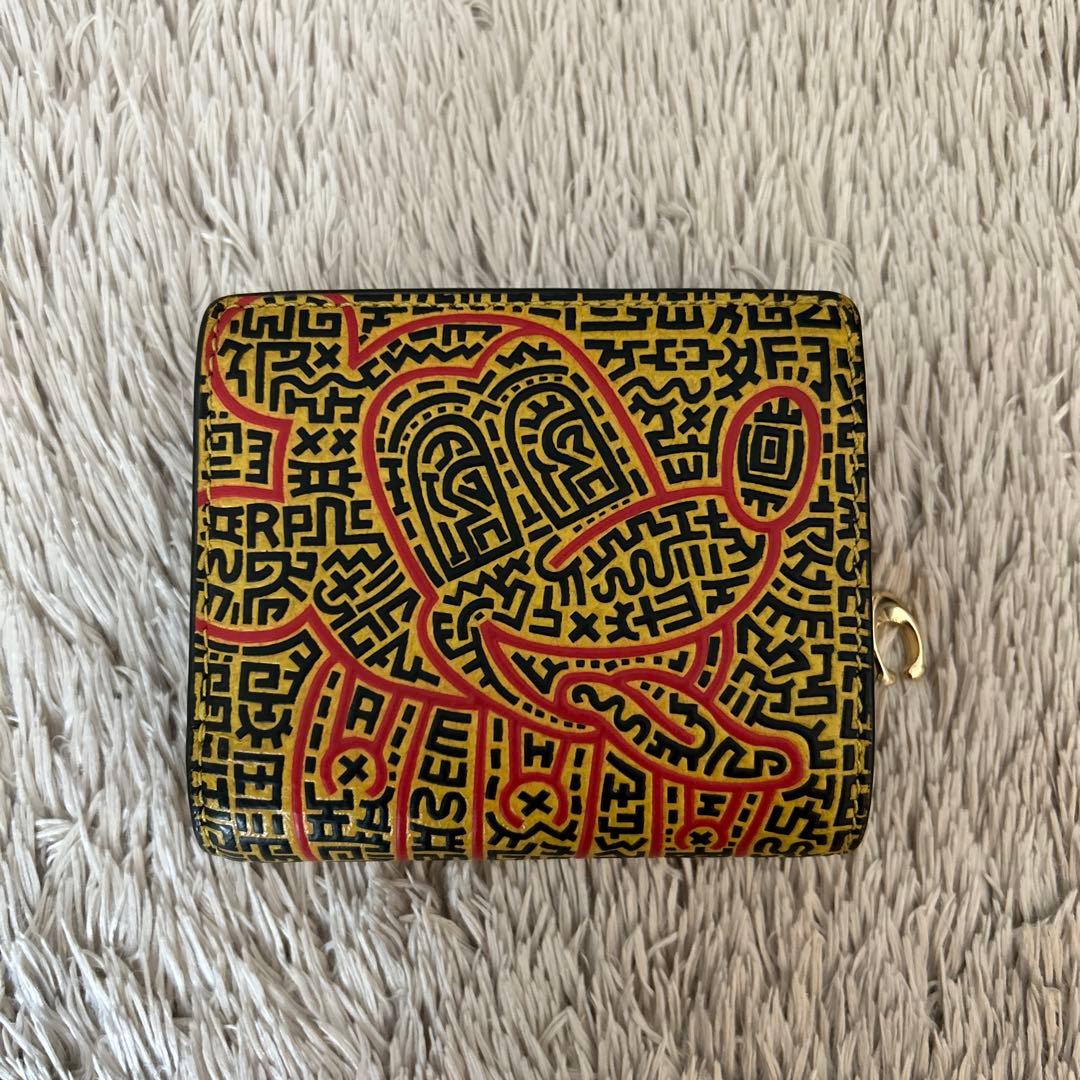 COACH Keith Haring 二つ折り財布