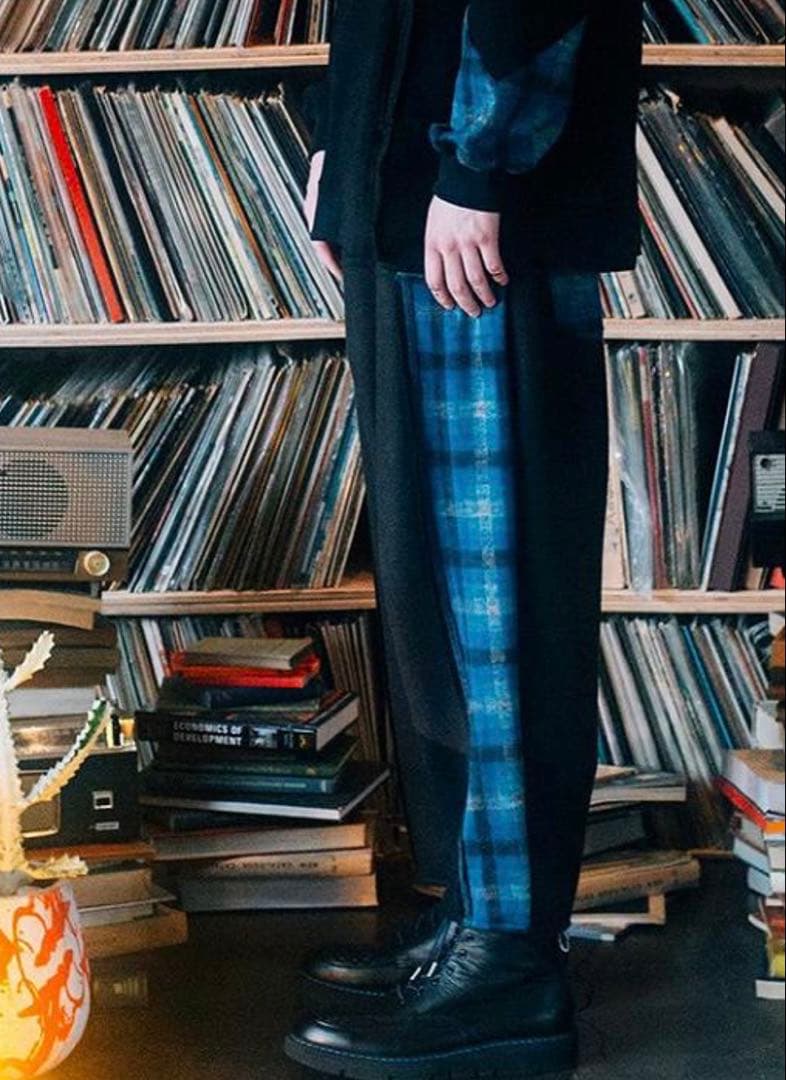 STOF ストフ パッチワーク サルエルパンツ 切り替え
