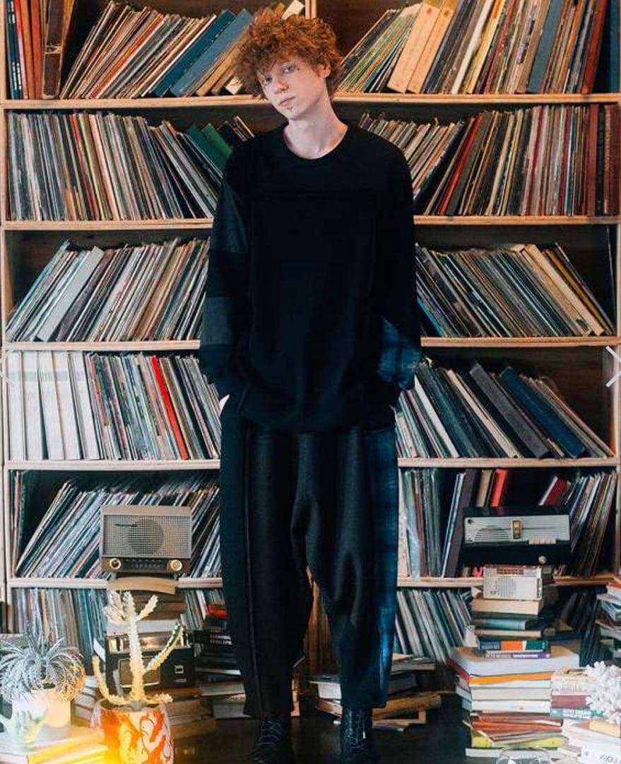 STOF ストフ パッチワーク サルエルパンツ 切り替え