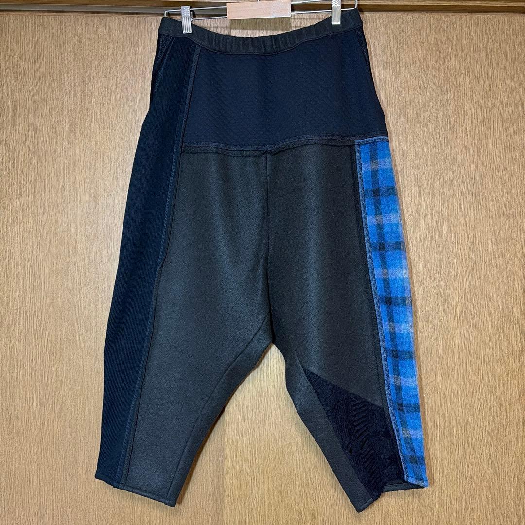 STOF ストフ パッチワーク サルエルパンツ 切り替え