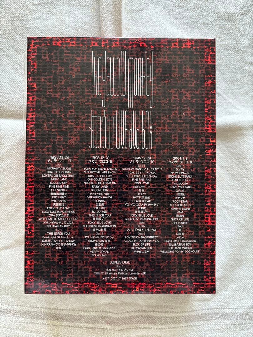 THE YELLOW MONKEY メカラウロコLIVE DVD-BOX初回盤