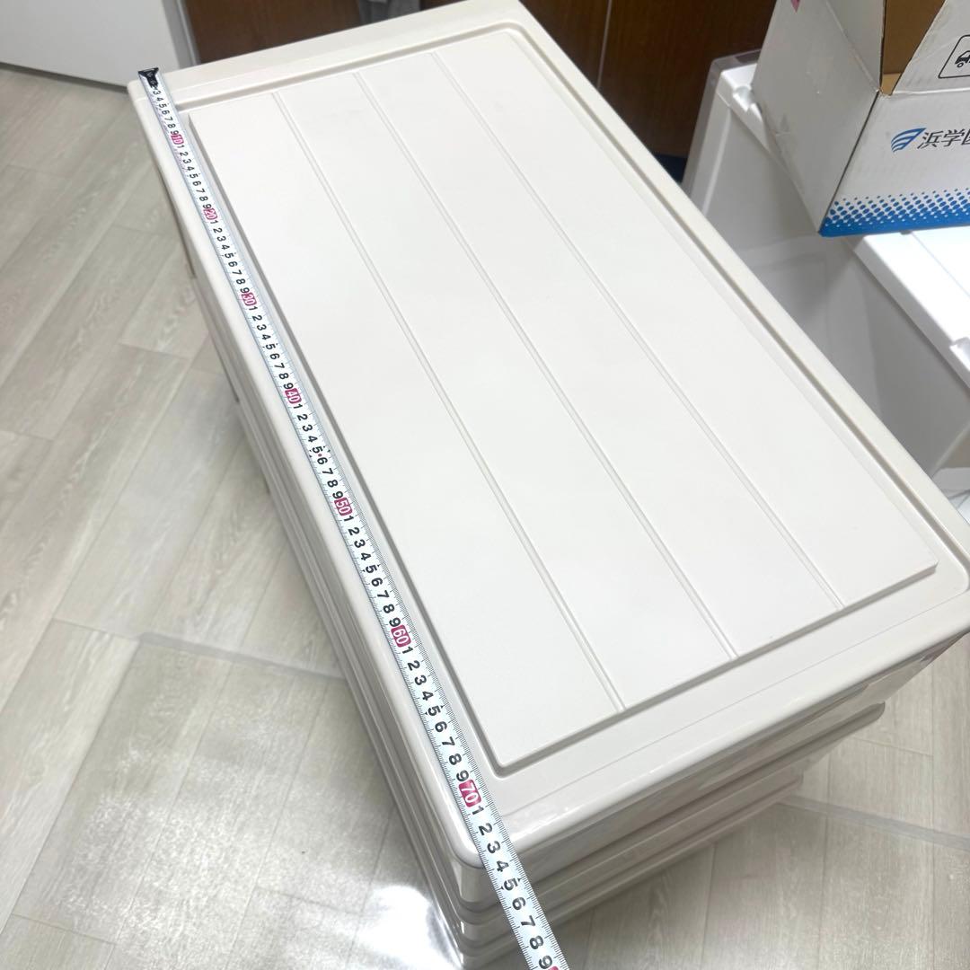 フィッツケース 押入れ 幅39×奥行74×高さ23cm 3個セット