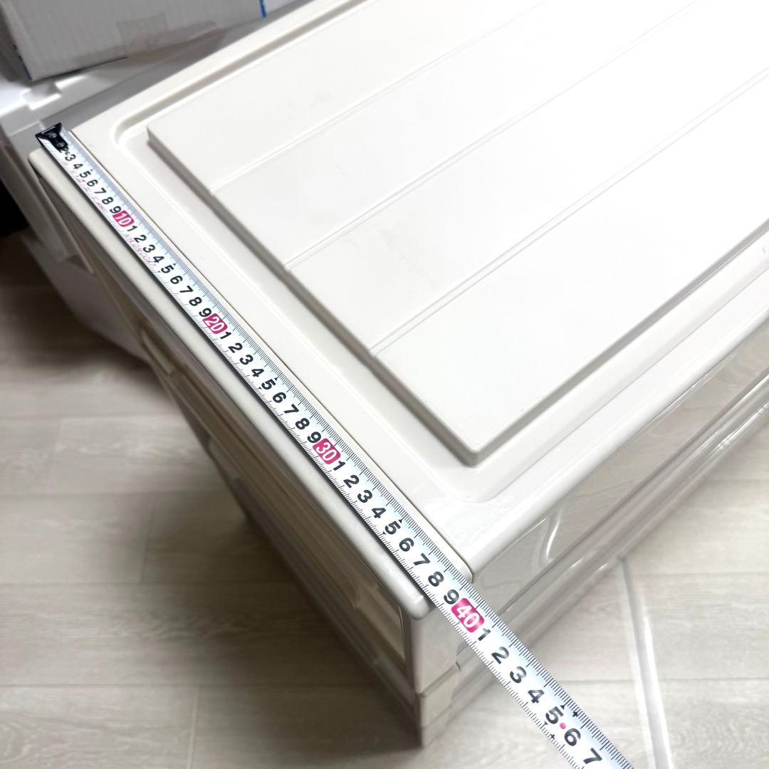 フィッツケース 押入れ 幅39×奥行74×高さ23cm 3個セット