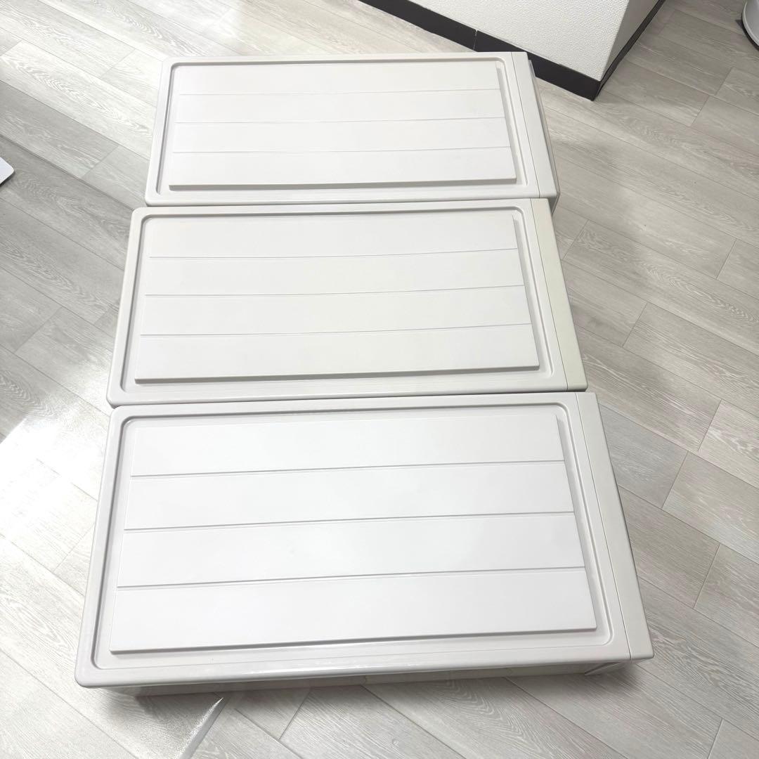 フィッツケース 押入れ 幅39×奥行74×高さ23cm 3個セット