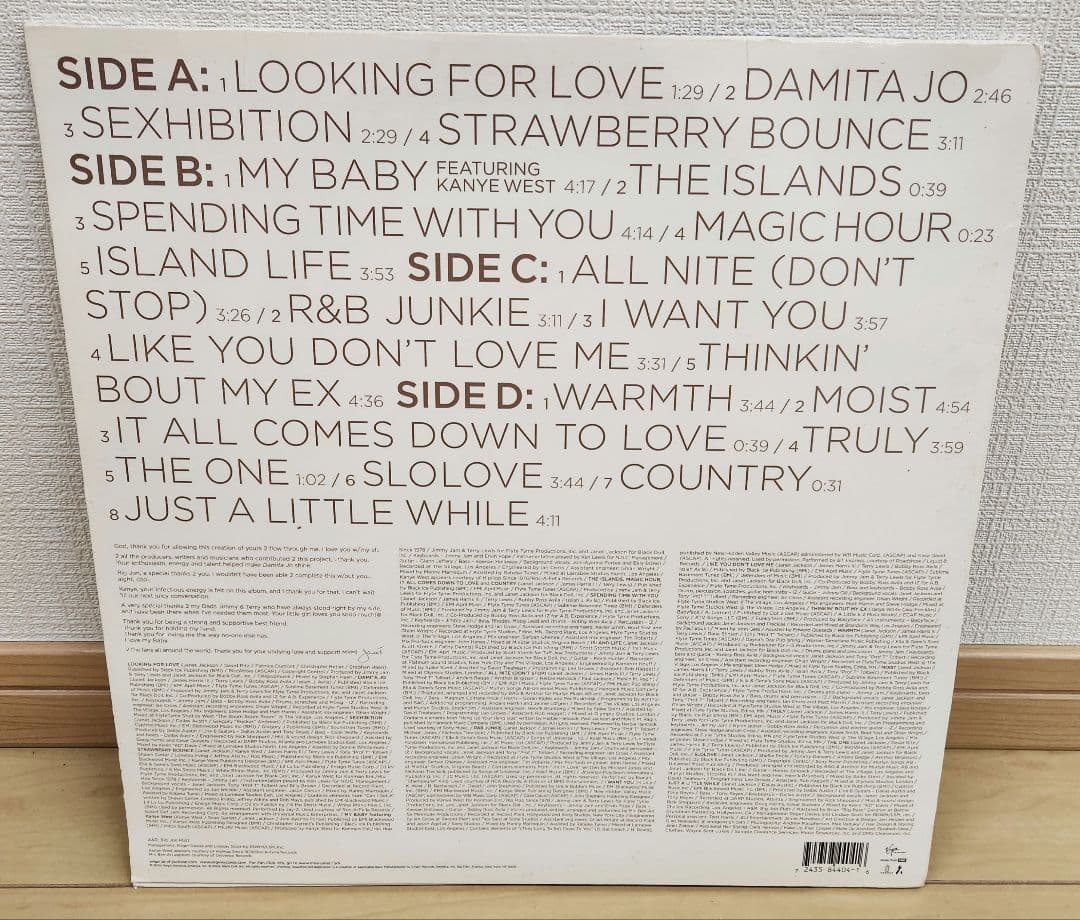 Janet Damita Jo 2枚組レコード