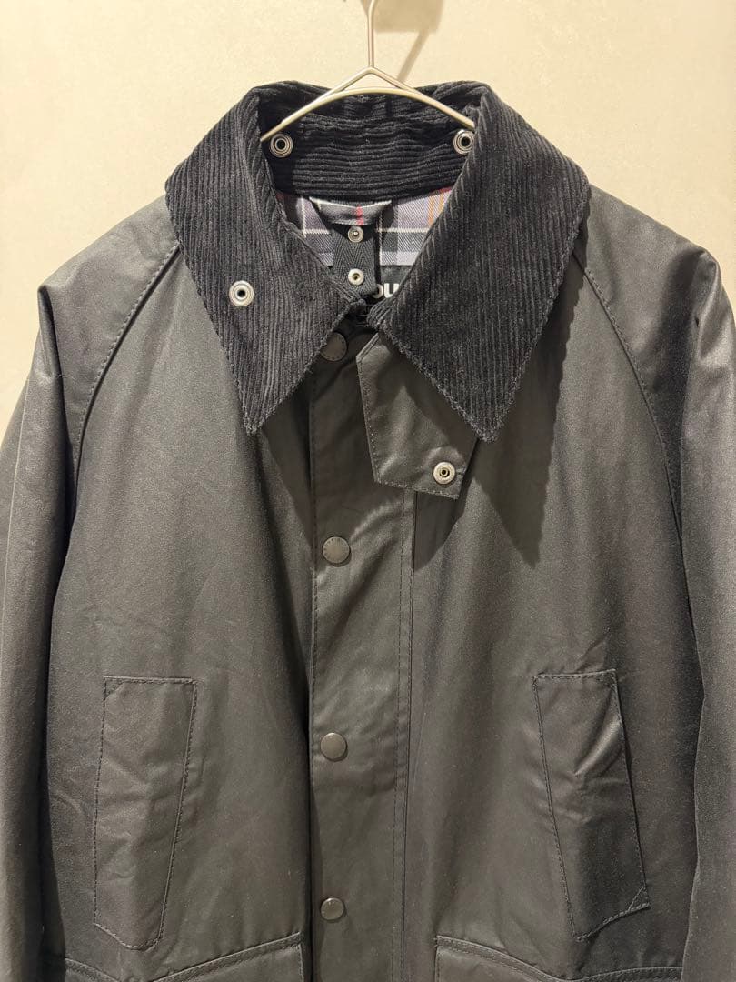 新品！Barbour ビデイル ワックスジャケット　ブラック ３８