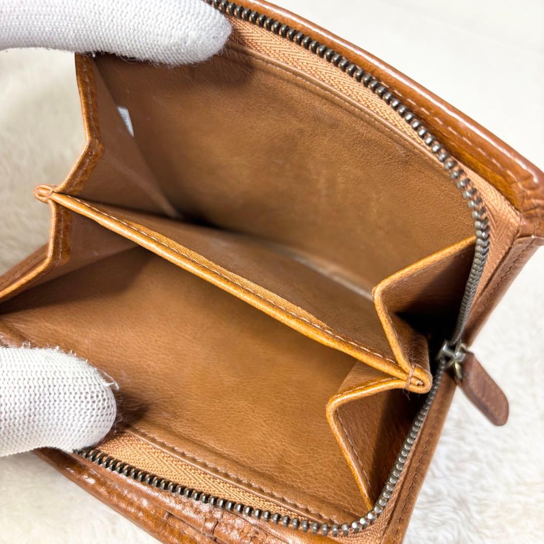 【genten】ゲンテン トスカ 二つ折り財布 ミディアムウォレット 牛革本革