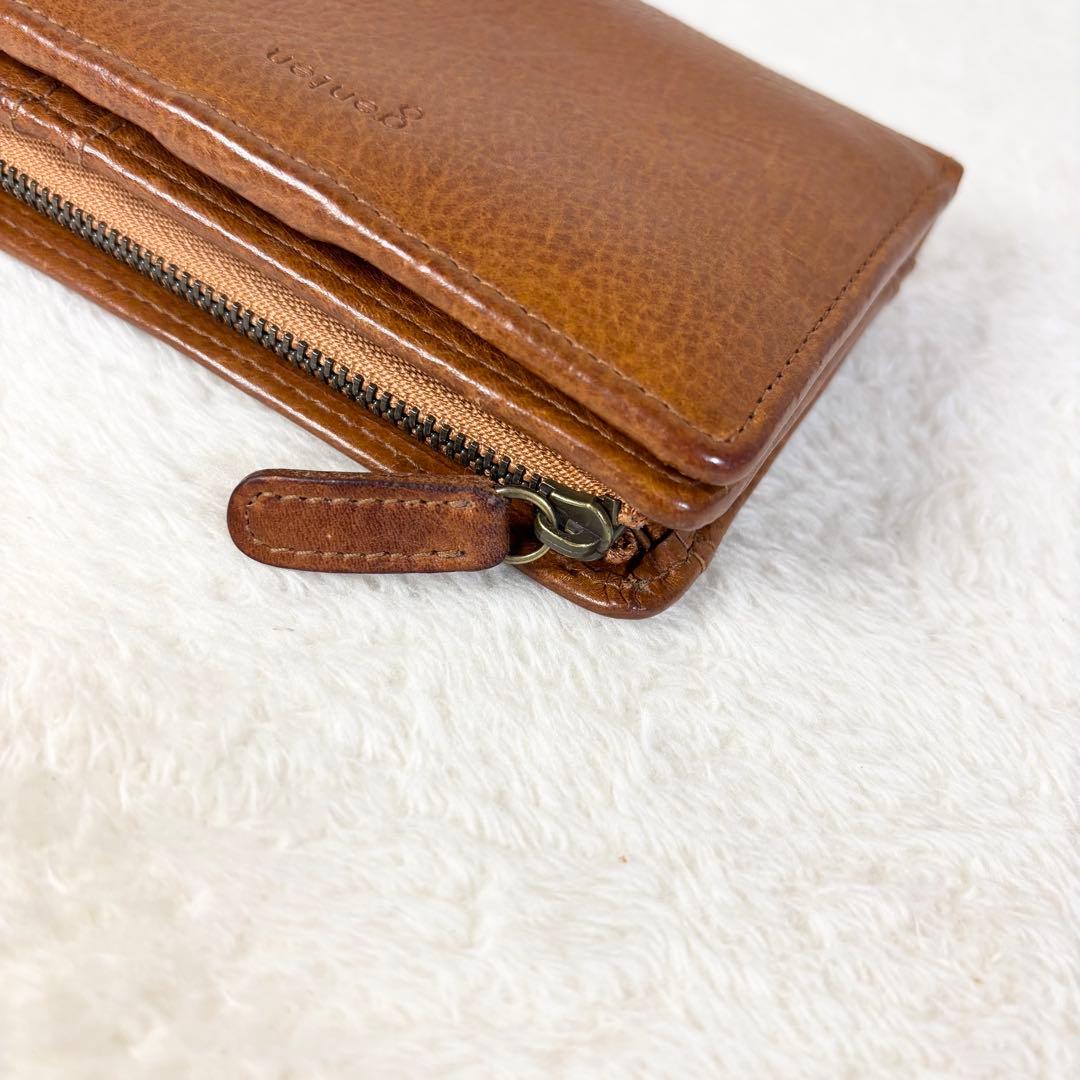 【genten】ゲンテン トスカ 二つ折り財布 ミディアムウォレット 牛革本革