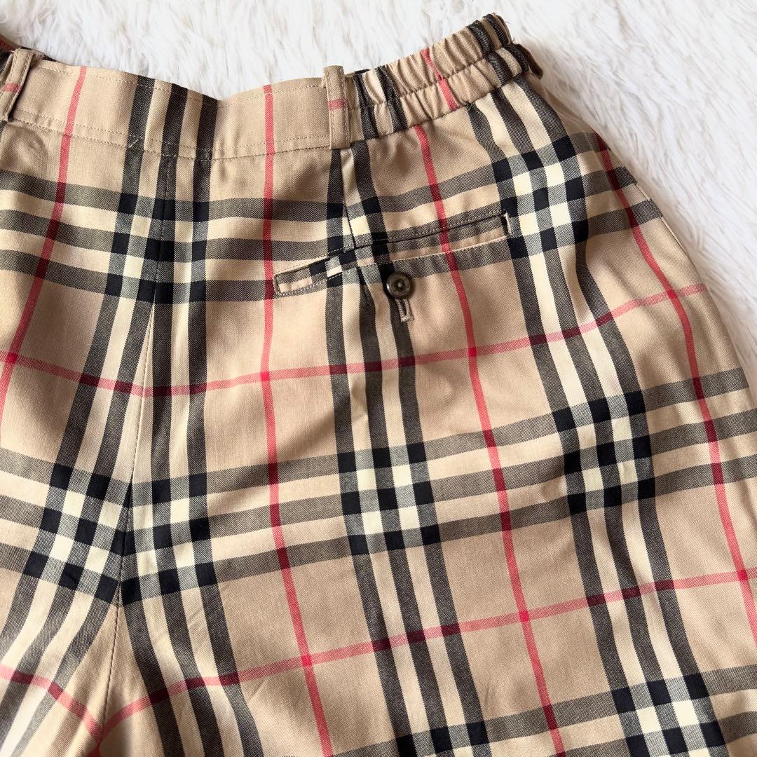 burberrys ノバチェック キュロット ハーフパンツ ウール キャメル