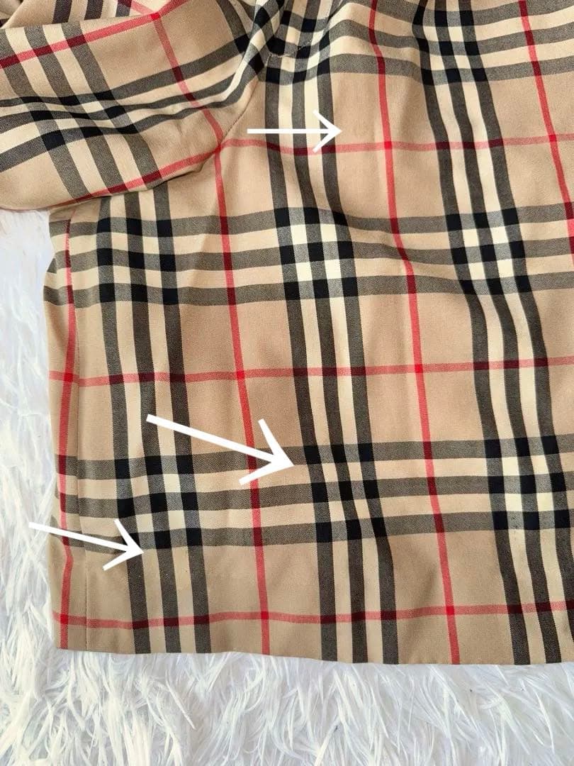 burberrys ノバチェック キュロット ハーフパンツ ウール キャメル