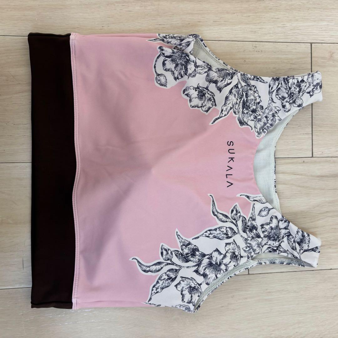 SAKURA ヨガウェア 上下セット 花柄 定価22600円 美品