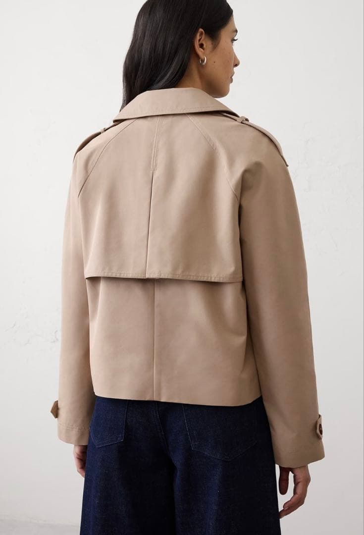 未使用BANANA REPUBLIC ショート トレンチジャケット Sサイズ