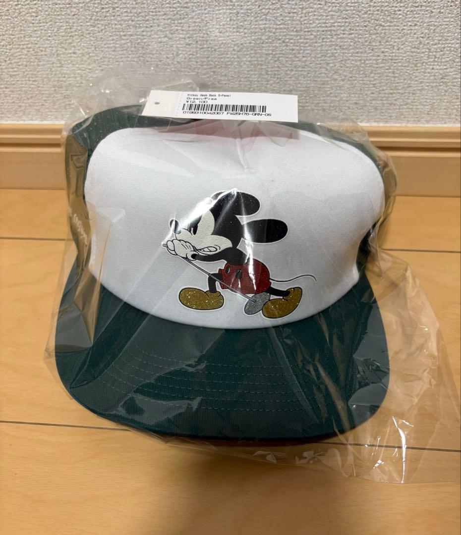 【新品】Supreme ナンバーナイン ミッキー メッシュキャップ
