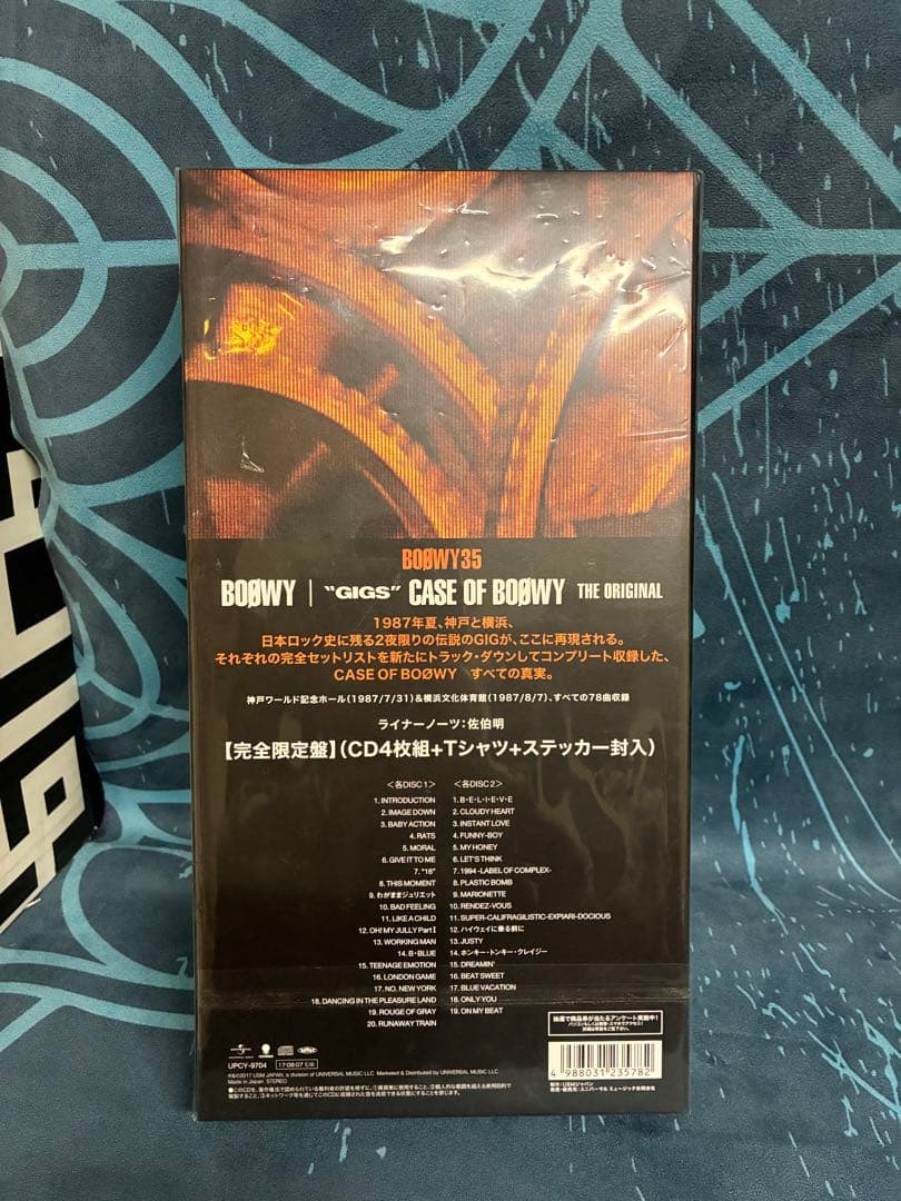 BOØWY GIGS CASE OF BOØWY THE ORIGINAL