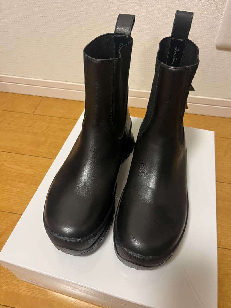 今期　新品　ヤマダヤ　nouer vibram レザーブーツサイドゴアブーツ