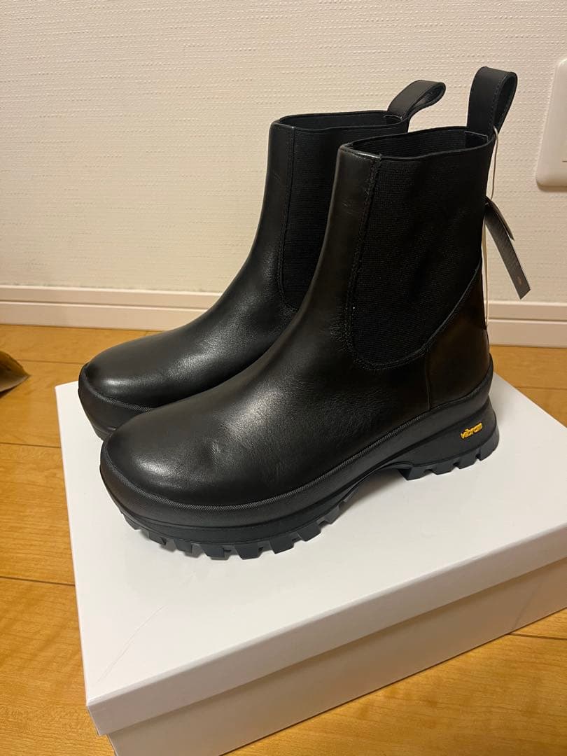 今期　新品　ヤマダヤ　nouer vibram レザーブーツサイドゴアブーツ