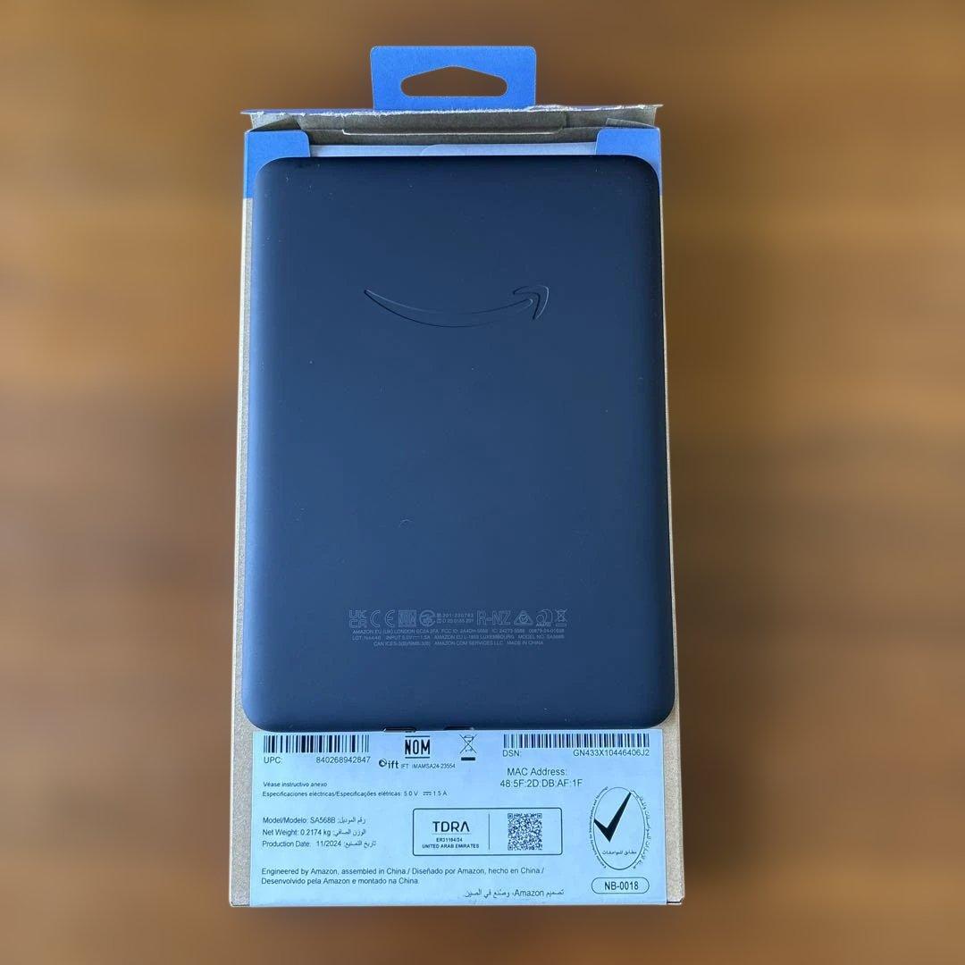 広告無しKindle Paperwhite 第12世代 16GB