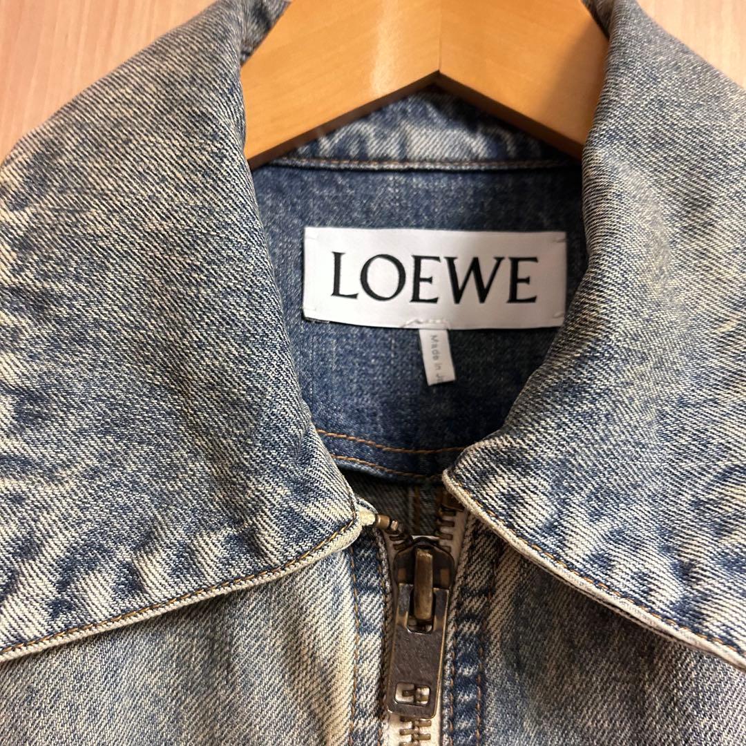 【極美品】LOEWE Jacket デニムジャケット ボンバージャケット