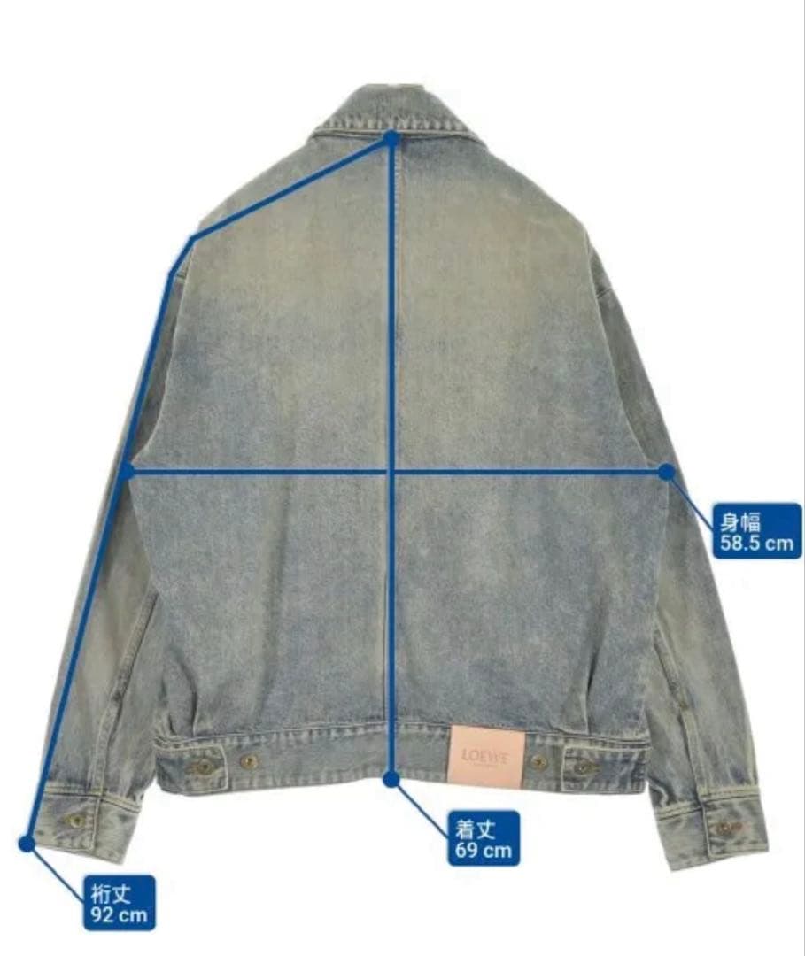 【極美品】LOEWE Jacket デニムジャケット ボンバージャケット