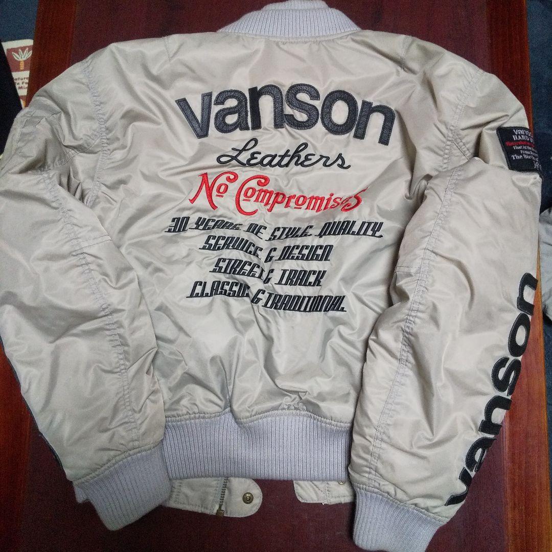 VANSON MA-1タイプジャケット （LWサイズ）ライダースジャケット