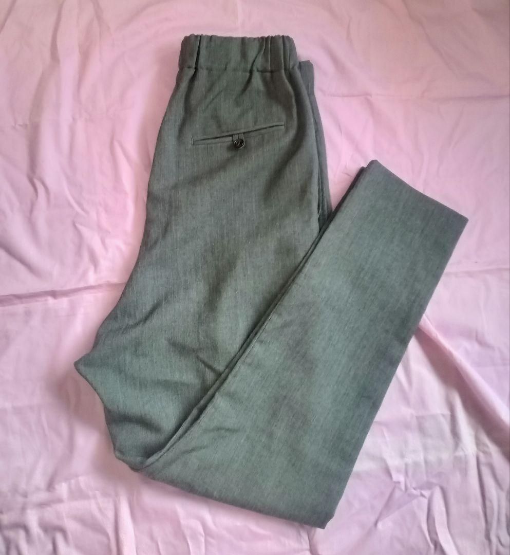 ato　アトウ　ウールサルエルパンツ　サイズ48　グレー