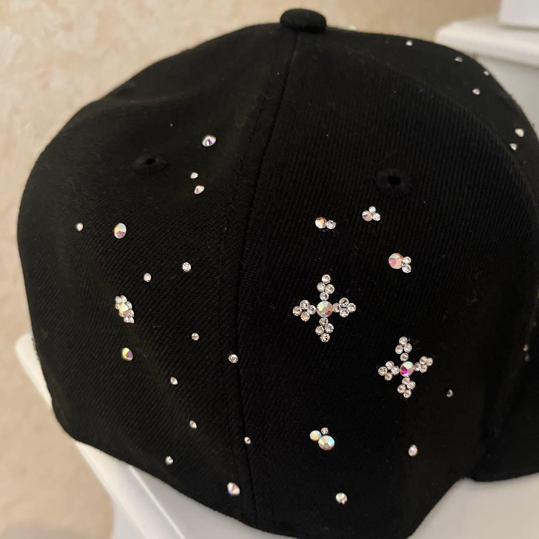 New Era 59FIFTY ジュエルキャップ　LA７1/2 スワロ