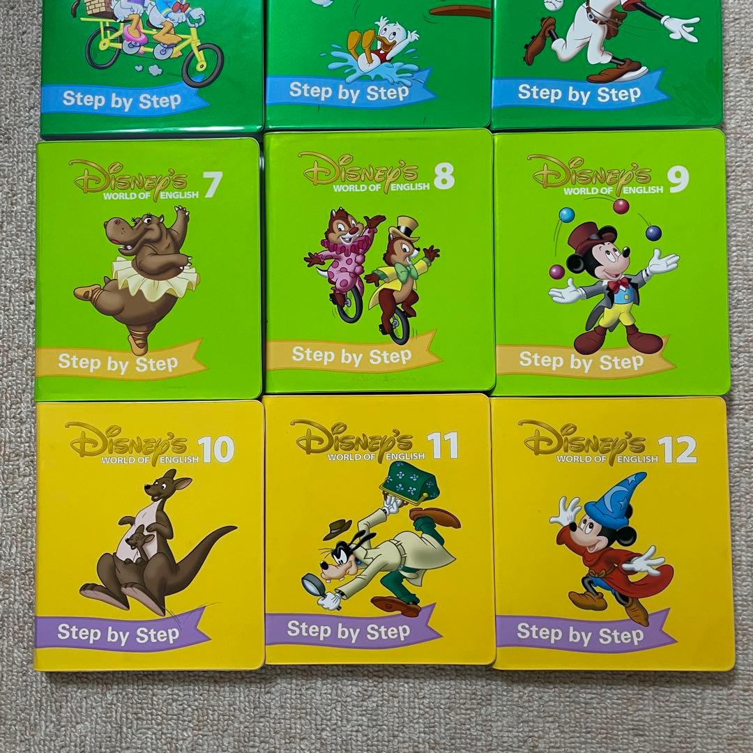 ディズニー英語システム　DWE step by step 12枚セット売り