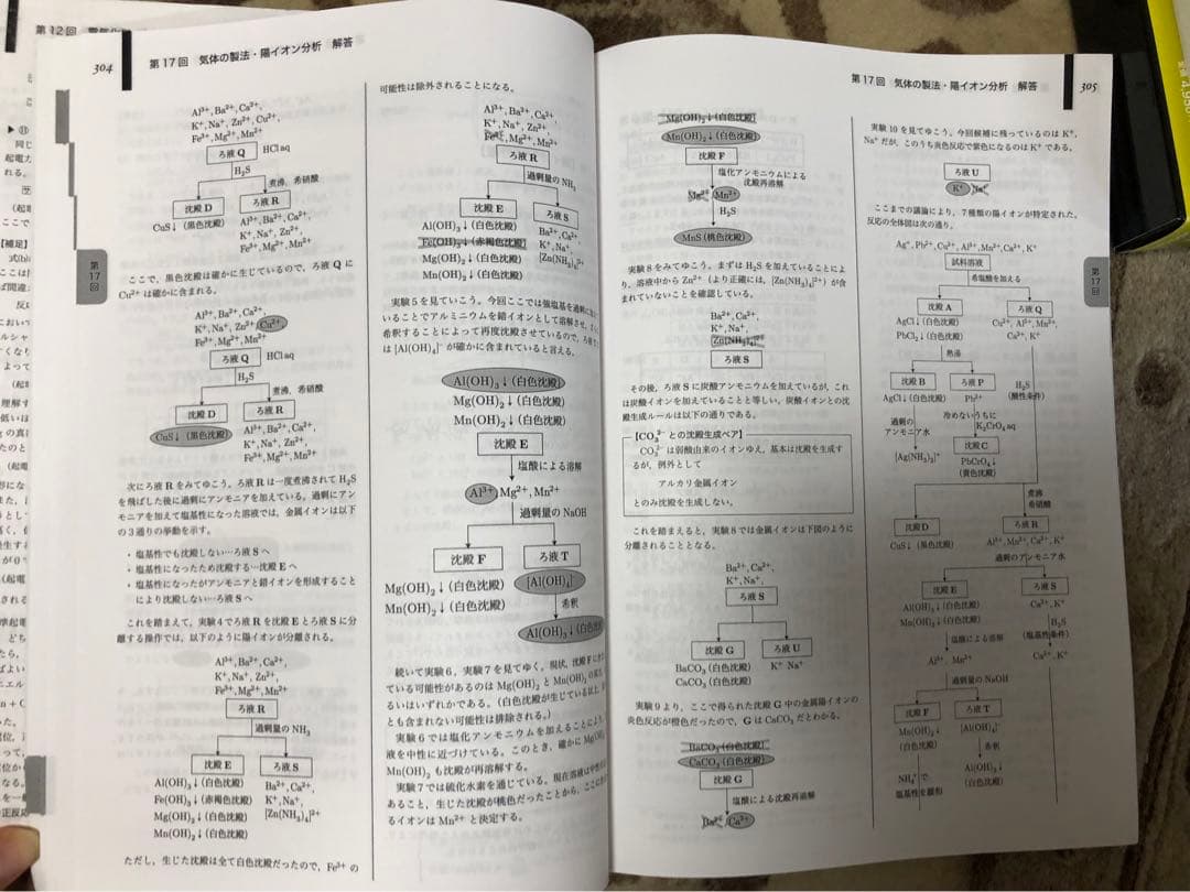 鉄緑会　高3化学　一年分＋季節講習3種