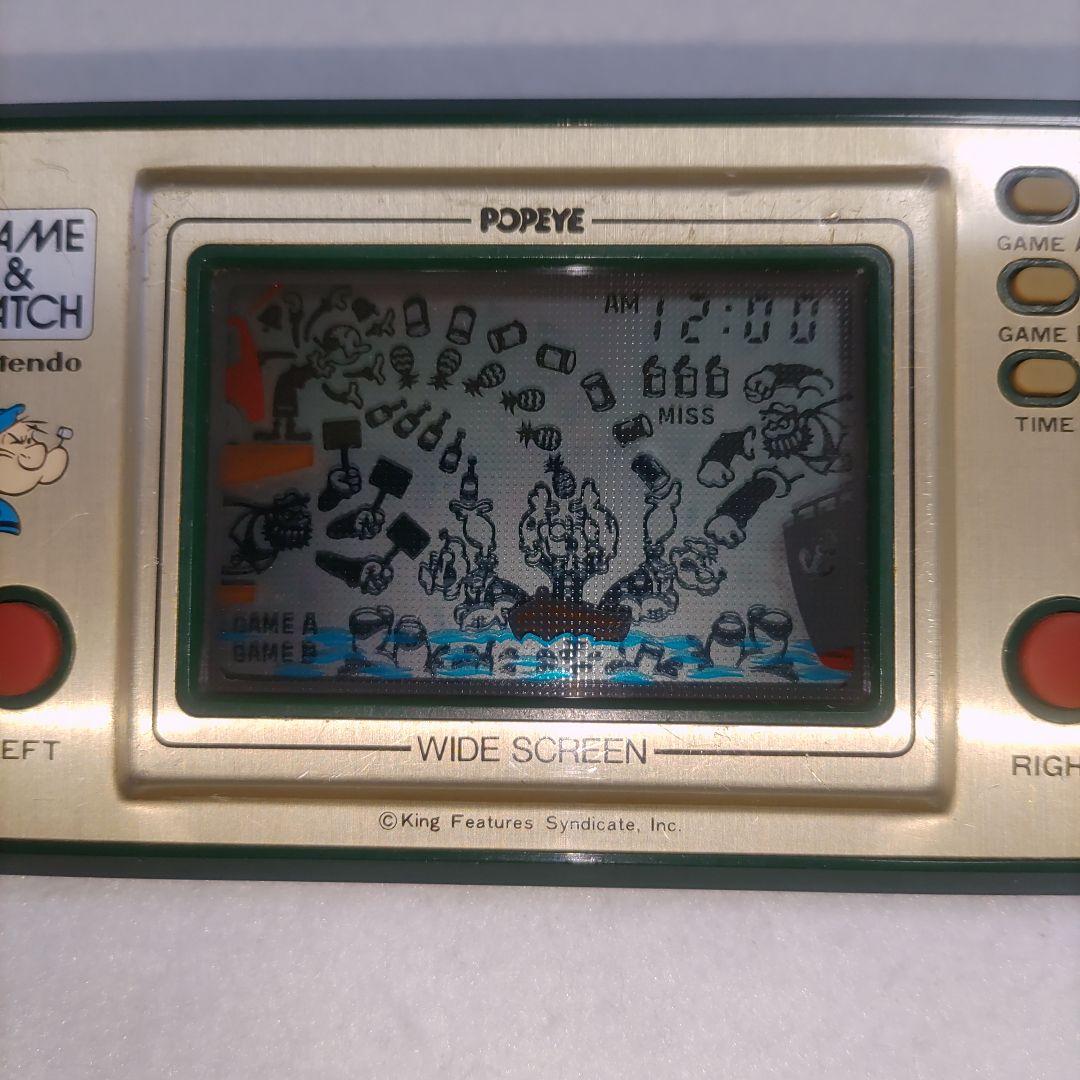 ゲーム＆ウオッチ ワイドスクリーン　ポパイ