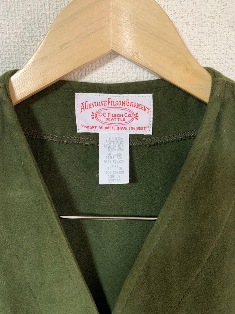 filson garment ベスト　春服