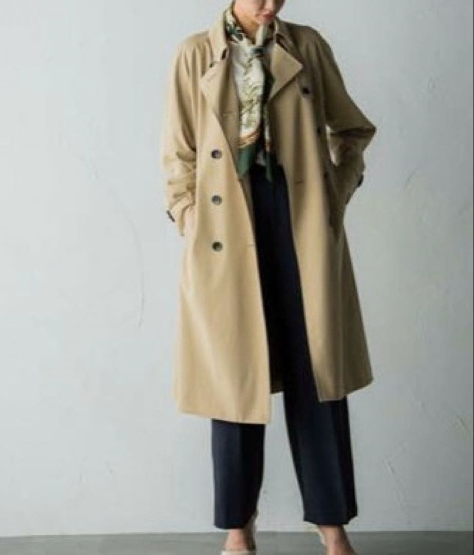 新品 オーセンティックトレンチコート／ロートレアモン（LAUTREAMONT）黒