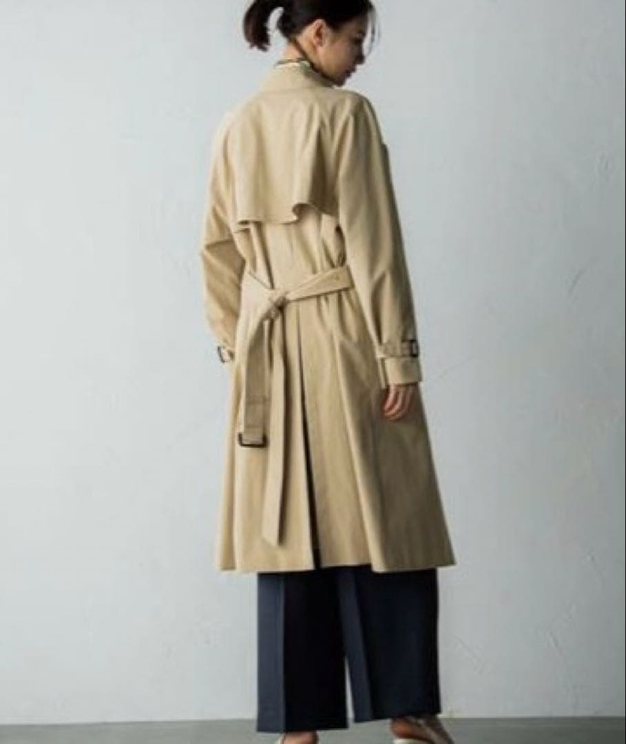 新品 オーセンティックトレンチコート／ロートレアモン（LAUTREAMONT）黒