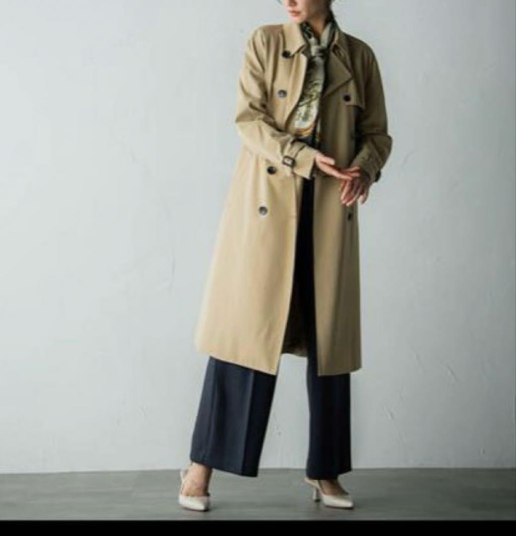 新品 オーセンティックトレンチコート／ロートレアモン（LAUTREAMONT）黒