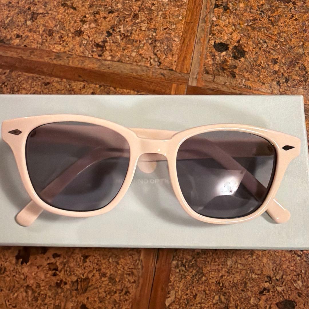 NOCHINO OPTICAL サングラス クリームホワイト