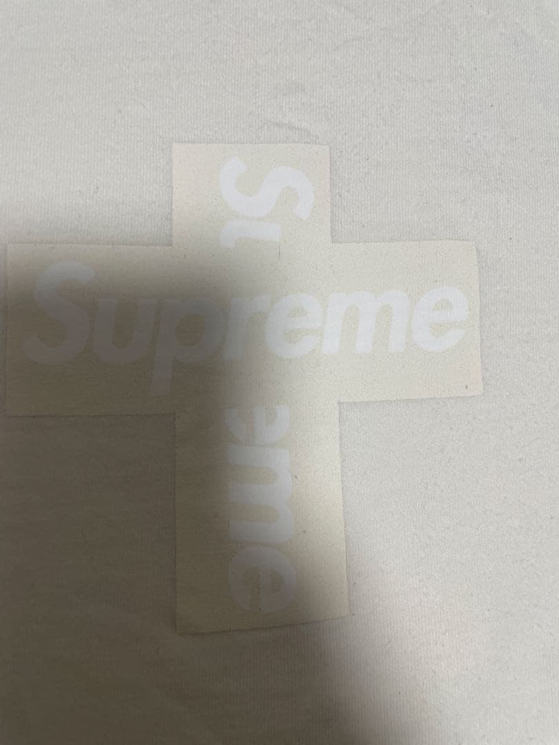 Supreme Cross Box Logo Tee クロスボックスロゴ　L