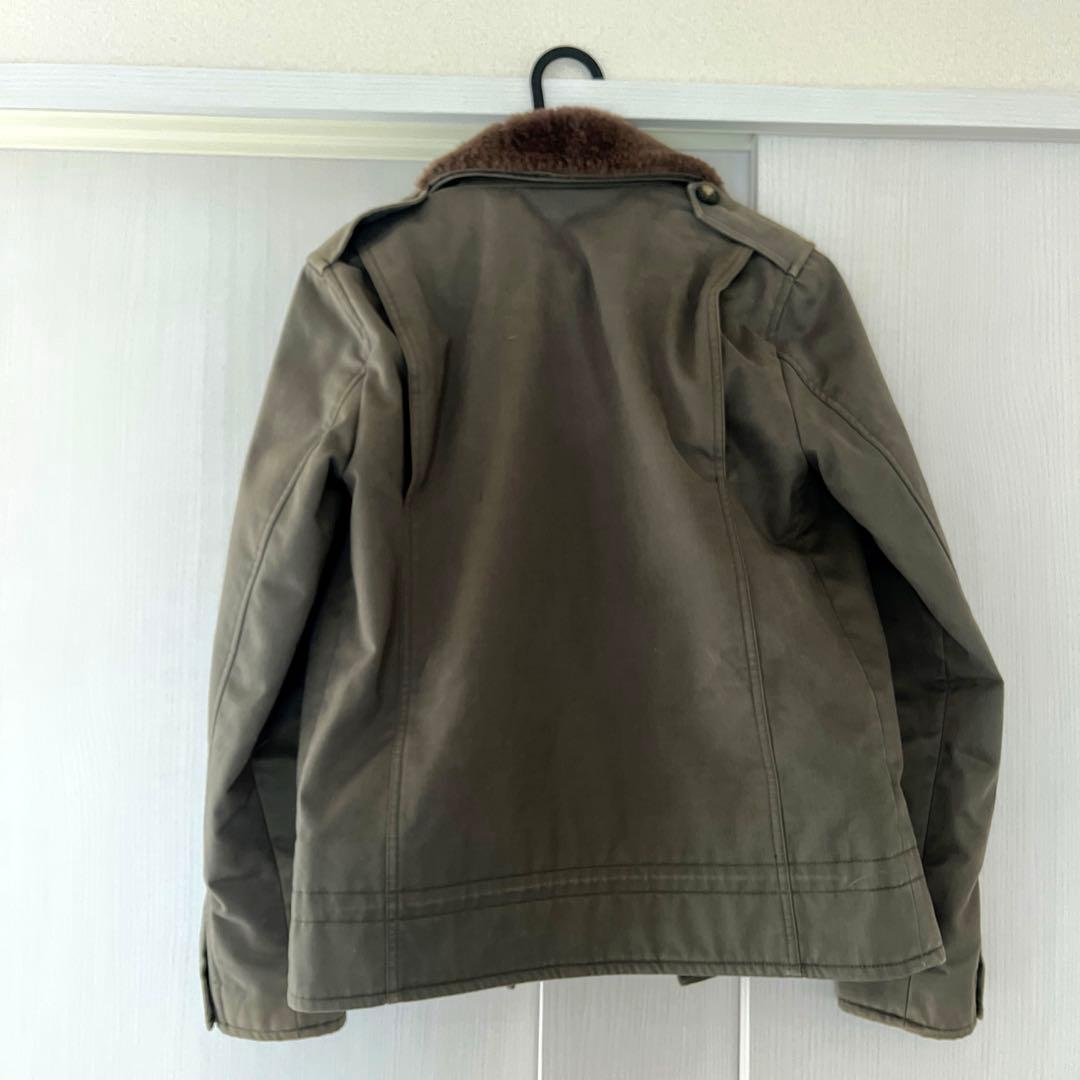 A.P.C. ボア襟付きミリタリージャケット XS