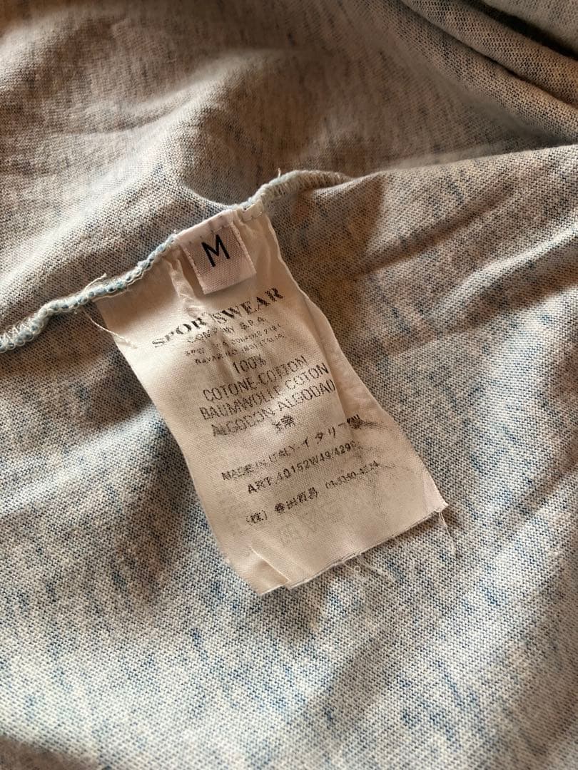 STONE ストーンアイランドTシャツ 2000年頃　サックス　M