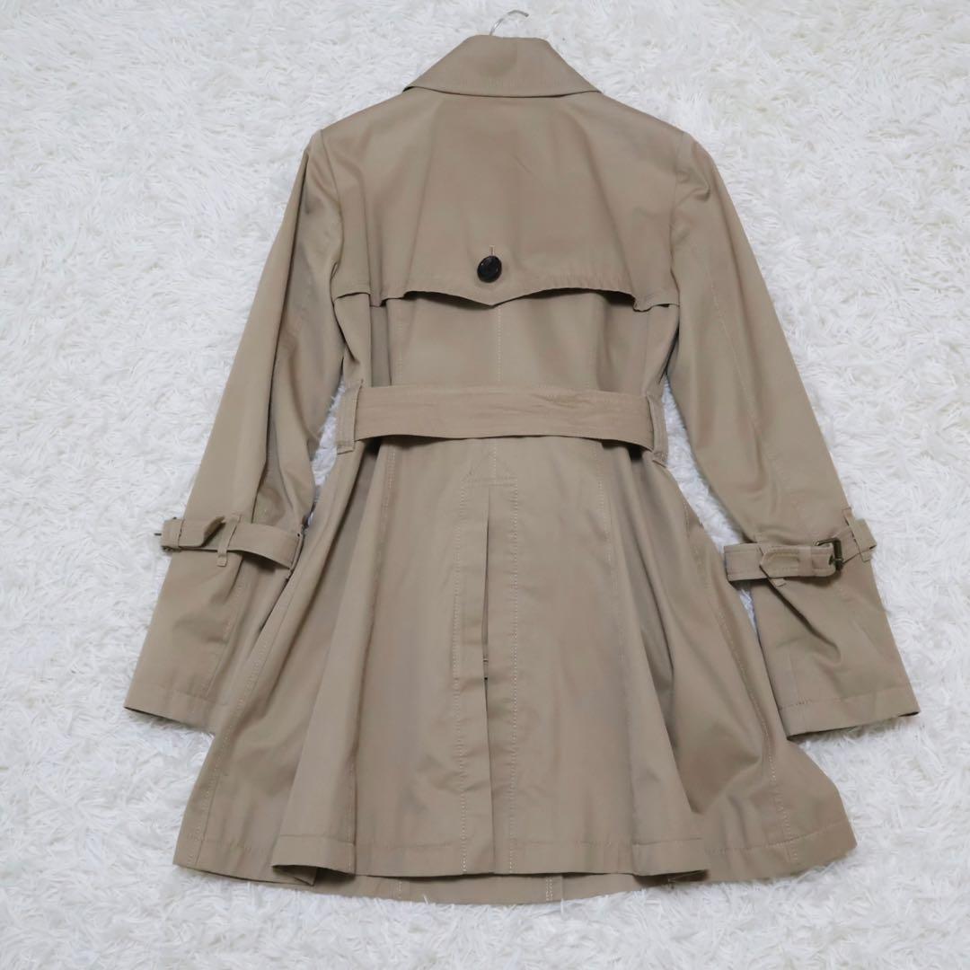 バーバリーブルーレーベル　トレンチコート　ベージュ　ノバチェック　33