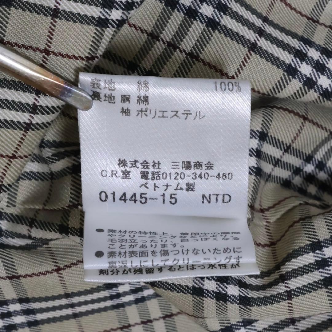 バーバリーブルーレーベル　トレンチコート　ベージュ　ノバチェック　33