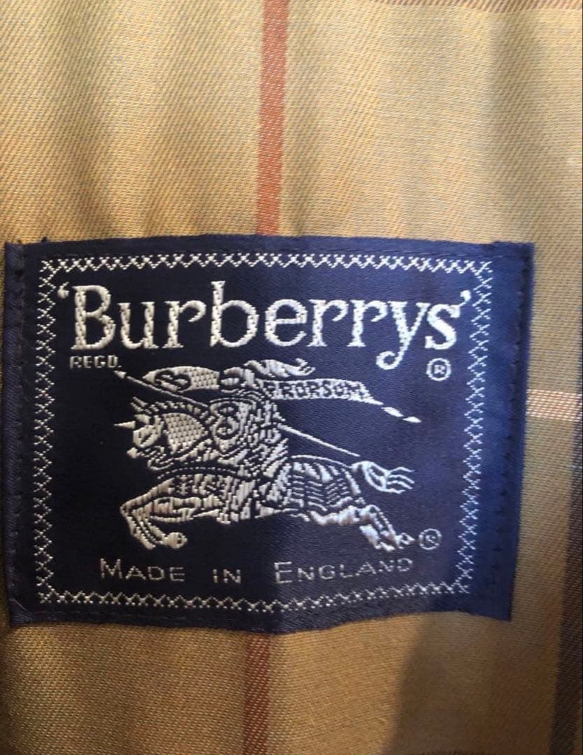Burberry's ショート丈トレンチコート　MADE IN ENGLAND
