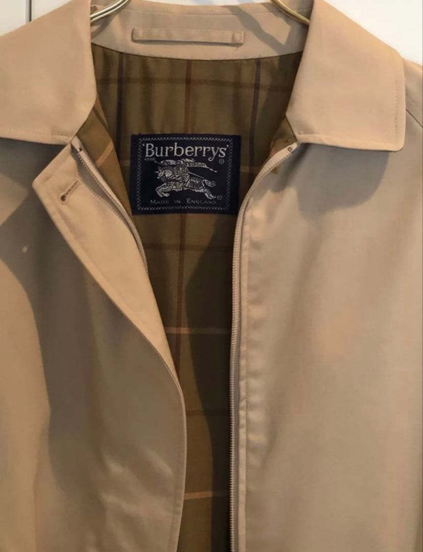 Burberry's ショート丈トレンチコート　MADE IN ENGLAND