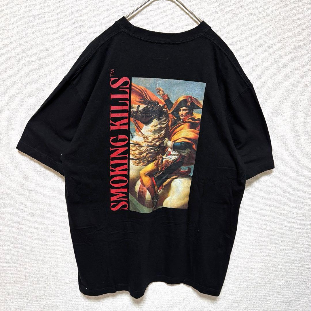 FR2 エフアールツー Smoking Kills Tシャツ ナポレオン 黒 L