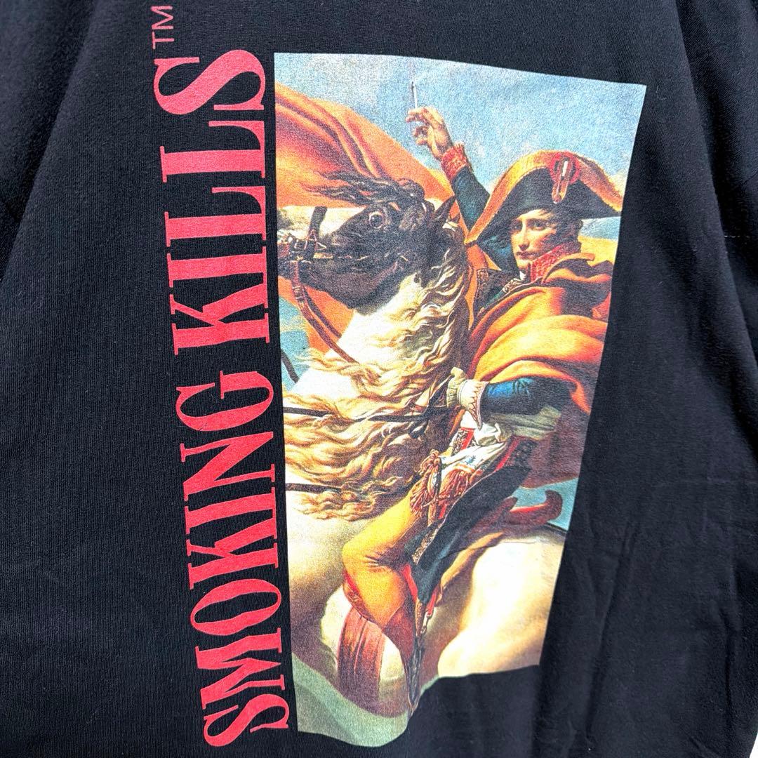 FR2 エフアールツー Smoking Kills Tシャツ ナポレオン 黒 L