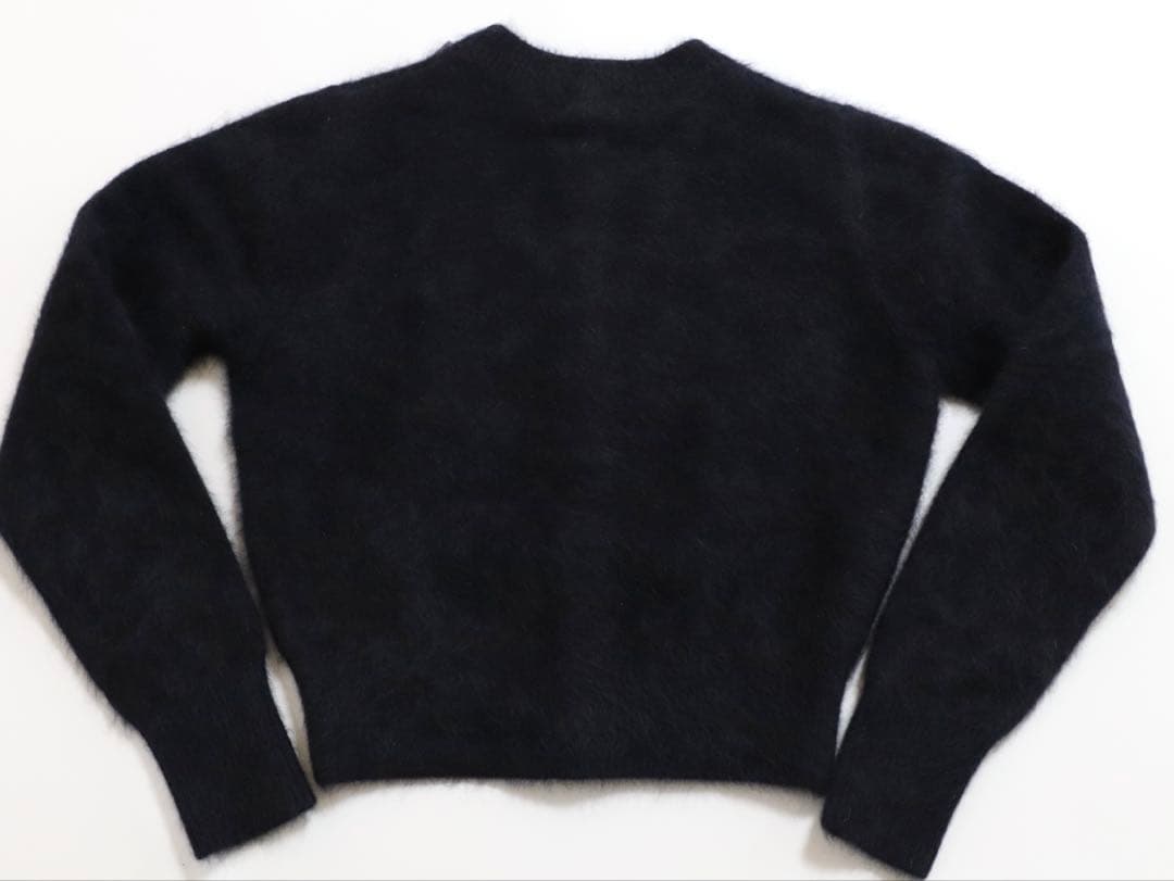 タグ付新品未使用anuans ラクーンフォックスショートカーディガン NAVY