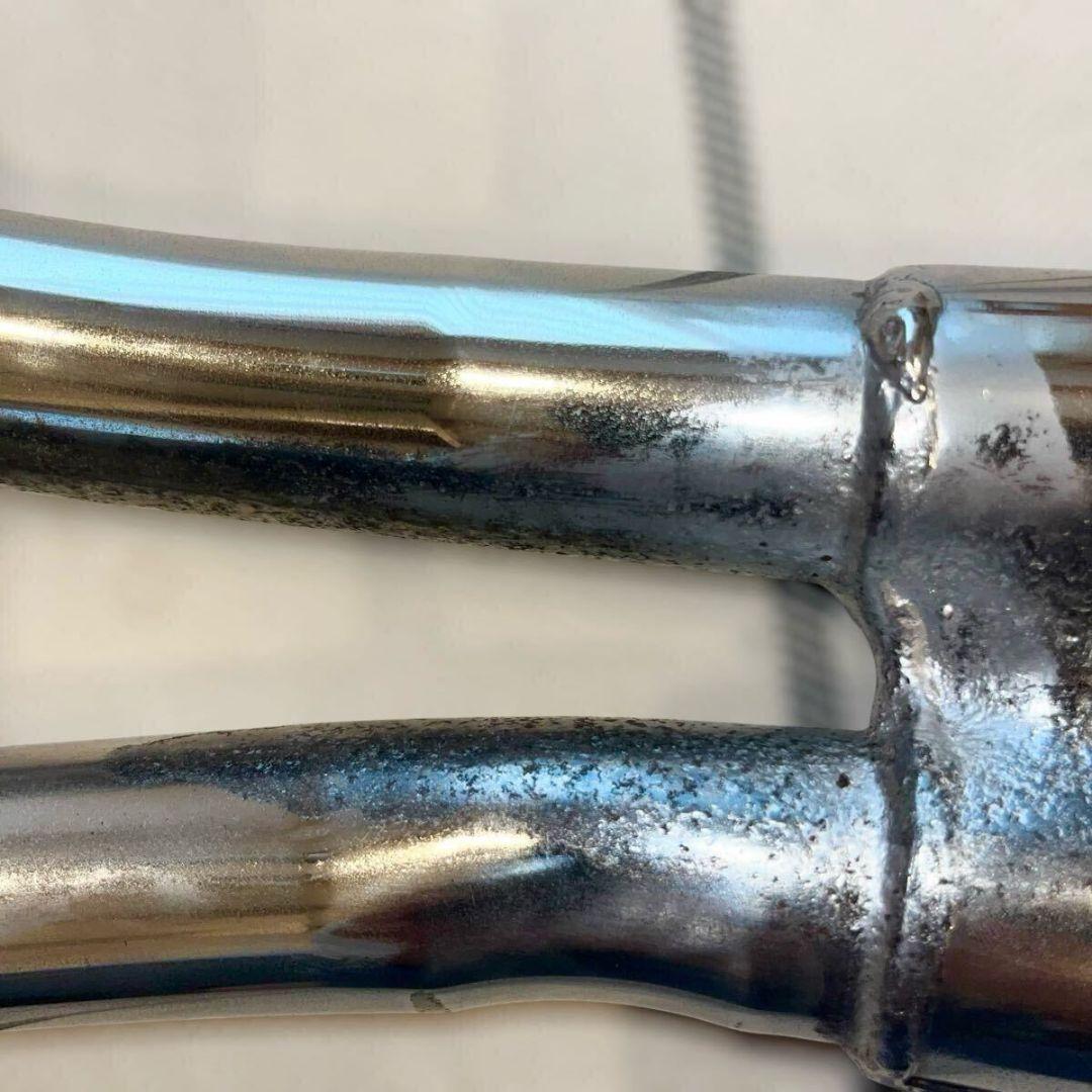 GB250クラブマン 純正エキパイ2型〜　マフラー フランジ付き