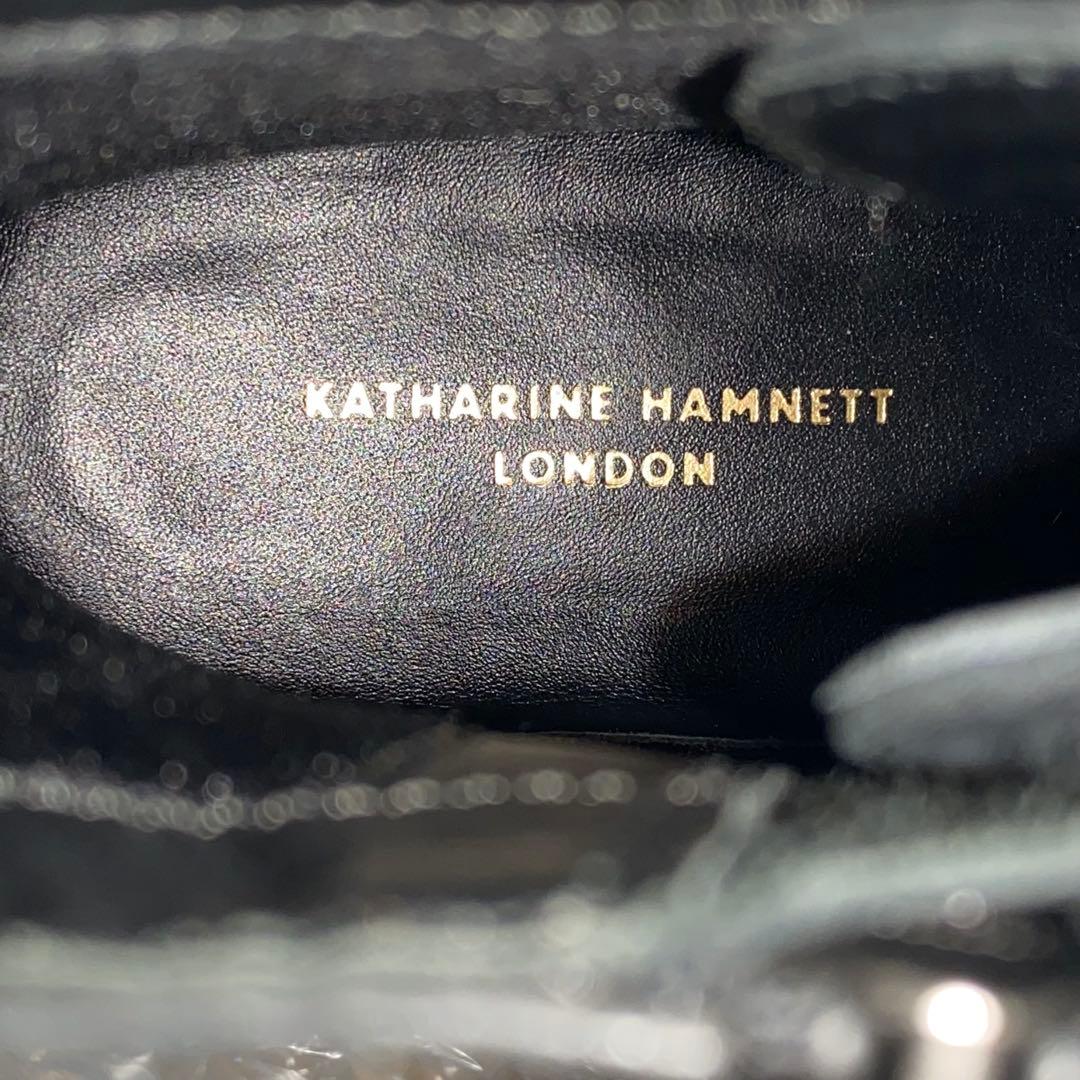 【美品】KATHARINE HAMNETT LONDON ウィングチップ ブーツ