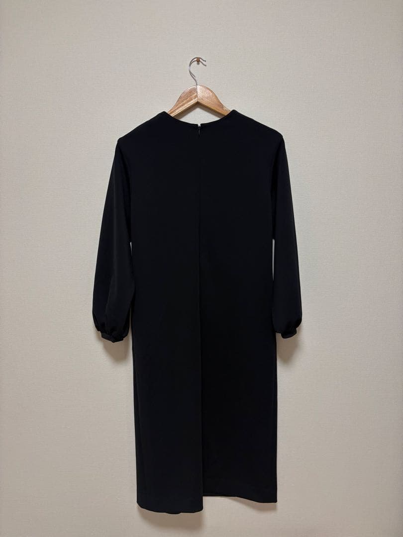 極美品UNITED ARROWS SPONGYワンピース ネイビー 36 パール