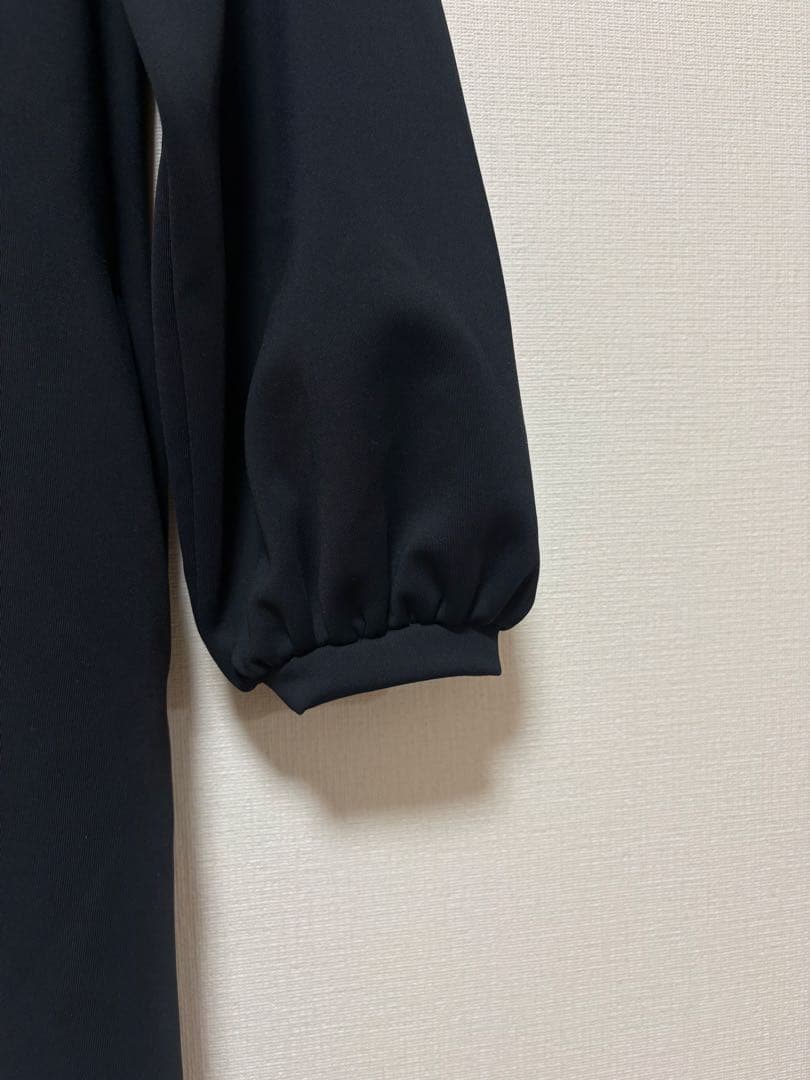 極美品UNITED ARROWS SPONGYワンピース ネイビー 36 パール