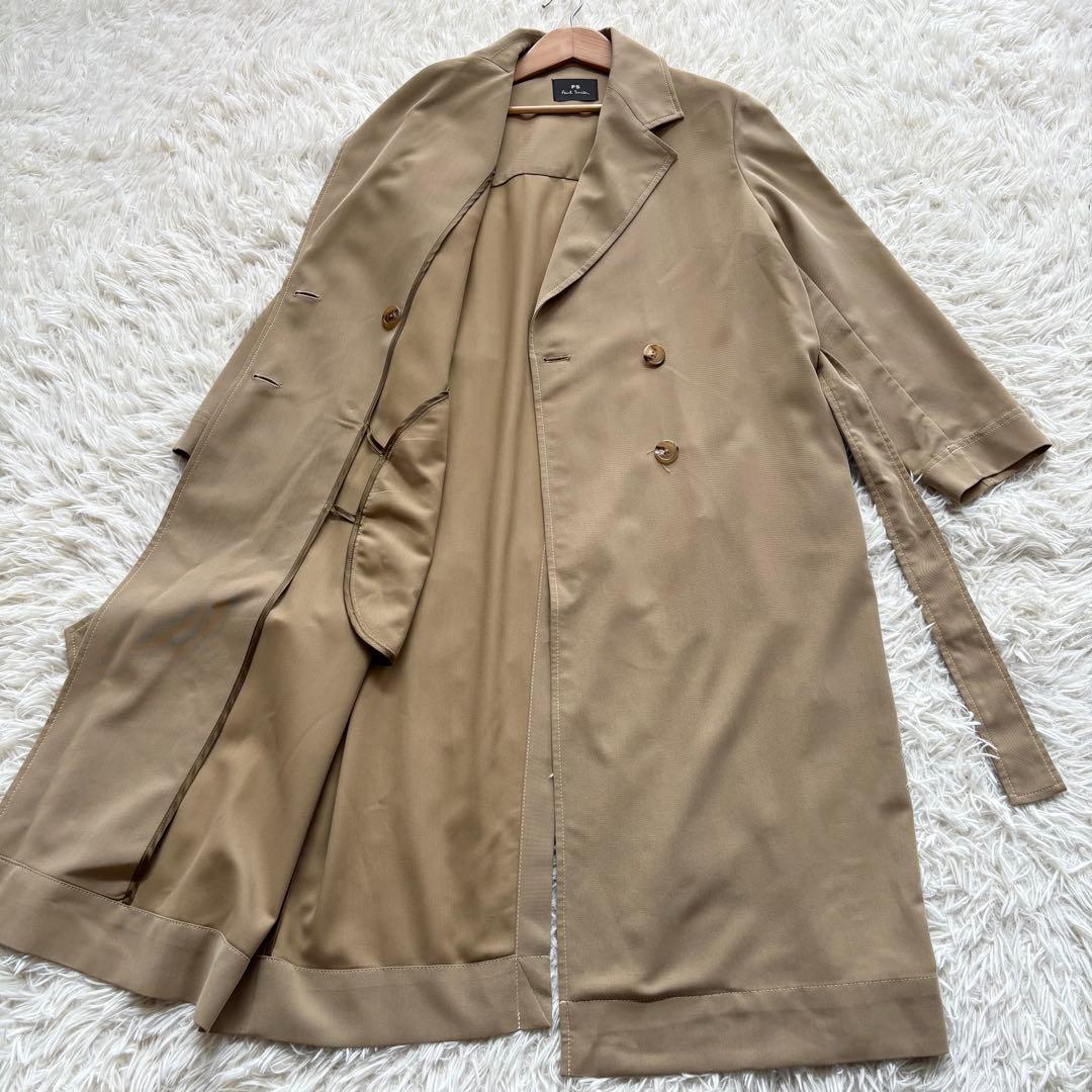 美品2024 Paul Smith トレンチコート ベージュ バックスリット M